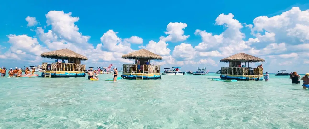 Tiki boats crab island destin florida